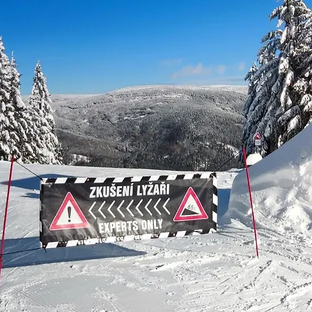 Enjoyharrachov - Atraktivni Slunny Klimatizovany 14 V Centru Harrachova Se Saunou, Parkovanim, Wifi-wlan, Sat, Herni Konzoli, Pc S Win 10, Netflix Zdarma A Moznosti Dobijeni Auta S Jedinecnym Vyhledem Na Certovu Horu Se Skokanskymi Mustky Apartman *