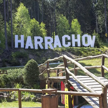 Enjoyharrachov - Atraktivni Slunny Klimatizovany 14 V Centru S Terasou A Parkovanim, Saunou , Wifi-wlan, Sat, Herni Konzoli, Pc S Win 10, Netflix Zdarma A Moznosti Dobijeni Auta S Vyhledem Na Certovu Horu Se Skokanskymi Mustky Jen 150m Od La Harrachov