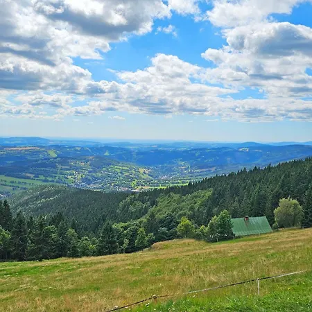 Enjoyharrachov - Atraktivni Slunny Klimatizovany 14 V Centru Se Saunou, Parkovanim, Wifi-wlan, Sat, Herni Konzoli, Pc S Win 10, Netflix Zdarma A Moznosti Dobijeni Auta S Vyhledem Na Certovu Horu Se Skokanskymi Mustky Jen 150m Od Lanovky 아파트 *