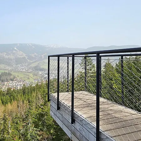 Enjoyharrachov - Atraktivni Slunny Klimatizovany 14 V Centru Se Saunou, Parkovanim, Wifi-wlan, Sat, Herni Konzoli, Pc S Win 10, Netflix Zdarma A Moznosti Dobijeni Auta S Vyhledem Na Certovu Horu Se Skokanskymi Mustky Jen 150m Od Lanovky 公寓