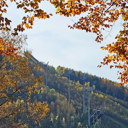 Enjoyharrachov - Atraktivni Slunny Klimatizovany 14 V Centru Se Saunou, Parkovanim, Wifi-wlan, Sat, Herni Konzoli, Pc S Win 10, Netflix Zdarma A Moznosti Dobijeni Auta S Vyhledem Na Certovu Horu Se Skokanskymi Mustky Jen 150m Od Lanovky *
