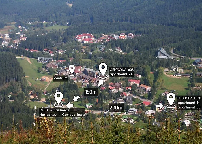 Enjoyharrachov - Atraktivni Slunny Klimatizovany 14 V Centru Se Saunou, Parkovanim, Wifi-wlan, Sat, Herni Konzoli, Pc S Win 10, Netflix Zdarma A Moznosti Dobijeni Auta S Vyhledem Na Certovu Horu Se Skokanskymi Mustky Jen 150m Od Lanovky 하라포프