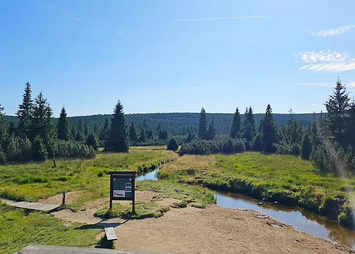 Enjoyharrachov - Atraktivni Slunny Klimatizovany 14 V Centru Se Saunou, Parkovanim, Wifi-wlan, Sat, Herni Konzoli, Pc S Win 10, Netflix Zdarma A Moznosti Dobijeni Auta S Vyhledem Na Certovu Horu Se Skokanskymi Mustky Jen 150m Od Lanovky 하라포프