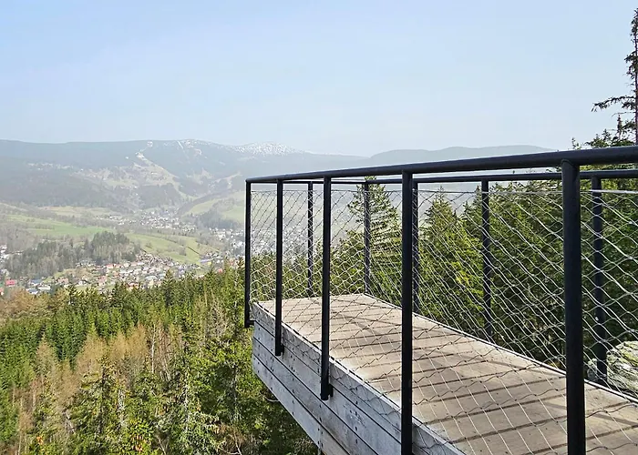 Enjoyharrachov - Atraktivni Slunny Klimatizovany 14 V Centru Se Saunou, Parkovanim, Wifi-wlan, Sat, Herni Konzoli, Pc S Win 10, Netflix Zdarma A Moznosti Dobijeni Auta S Vyhledem Na Certovu Horu Se Skokanskymi Mustky Jen 150m Od Lanovky 아파트