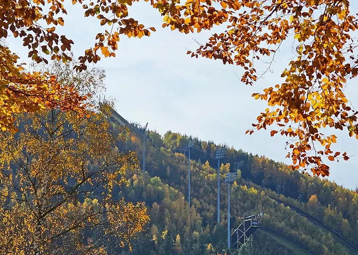 Enjoyharrachov - Atraktivni Slunny Klimatizovany 14 V Centru Se Saunou, Parkovanim, Wifi-wlan, Sat, Herni Konzoli, Pc S Win 10, Netflix Zdarma A Moznosti Dobijeni Auta S Vyhledem Na Certovu Horu Se Skokanskymi Mustky Jen 150m Od Lanovky *